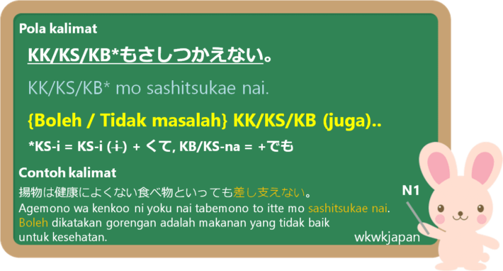 ても差し支えない (te mo sashitsukae nai) dalam Bahasa Jepang ても差し支えない (te mo sashitsukae nai) dalam Bahasa Jepang