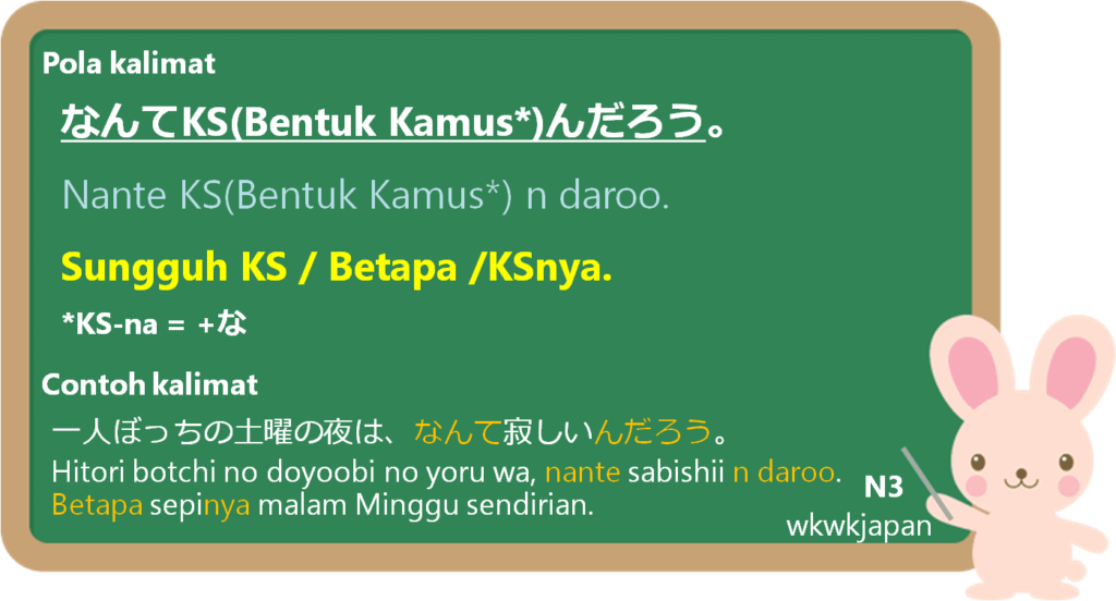なんて ~んだろう (nante ~ n daroo) dalam Bahasa Jepang | Belajar Bahasa Jepang ...